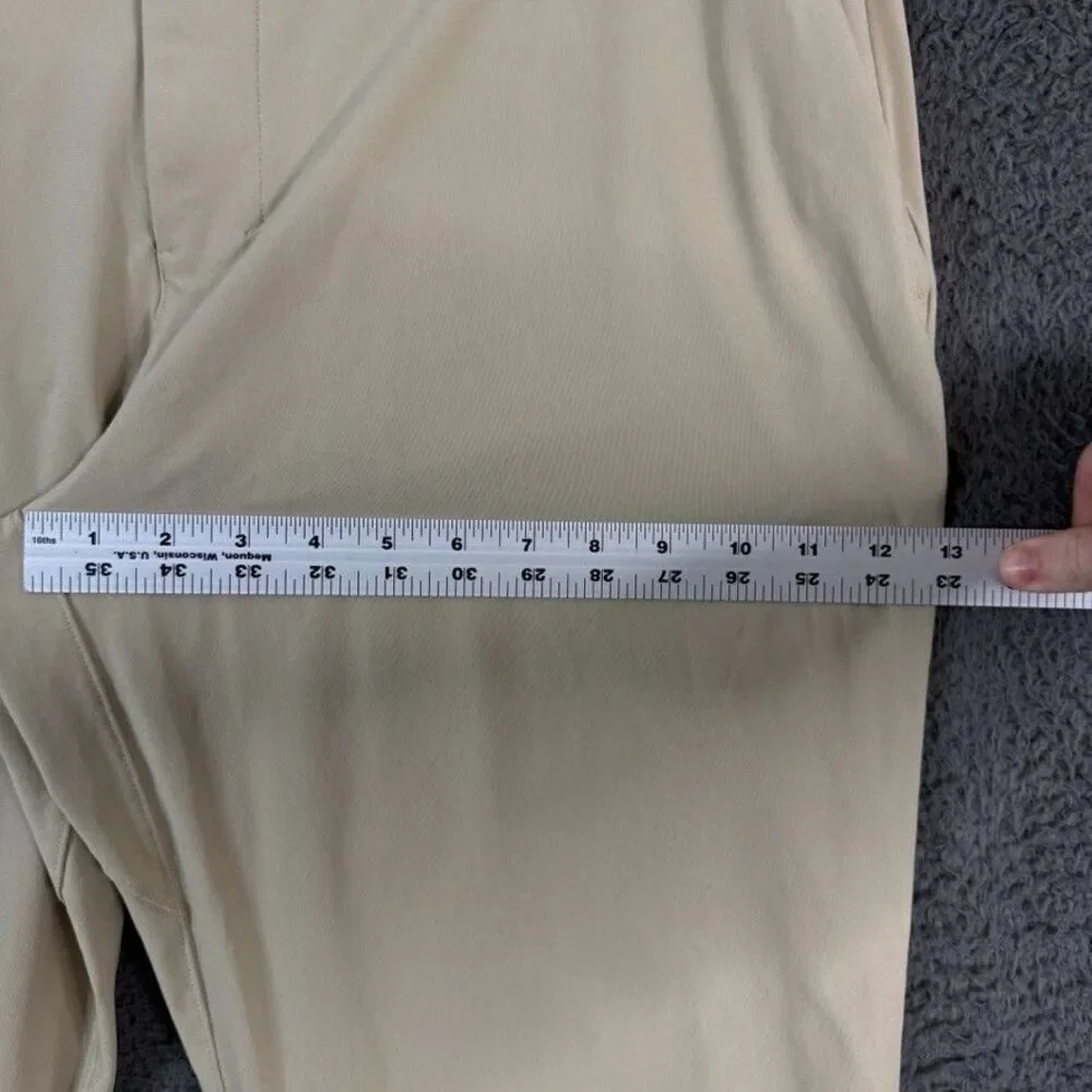 Lululemon ABC Pants Mens 36x26 Beige Slim Fit Warpstreme Athleisure